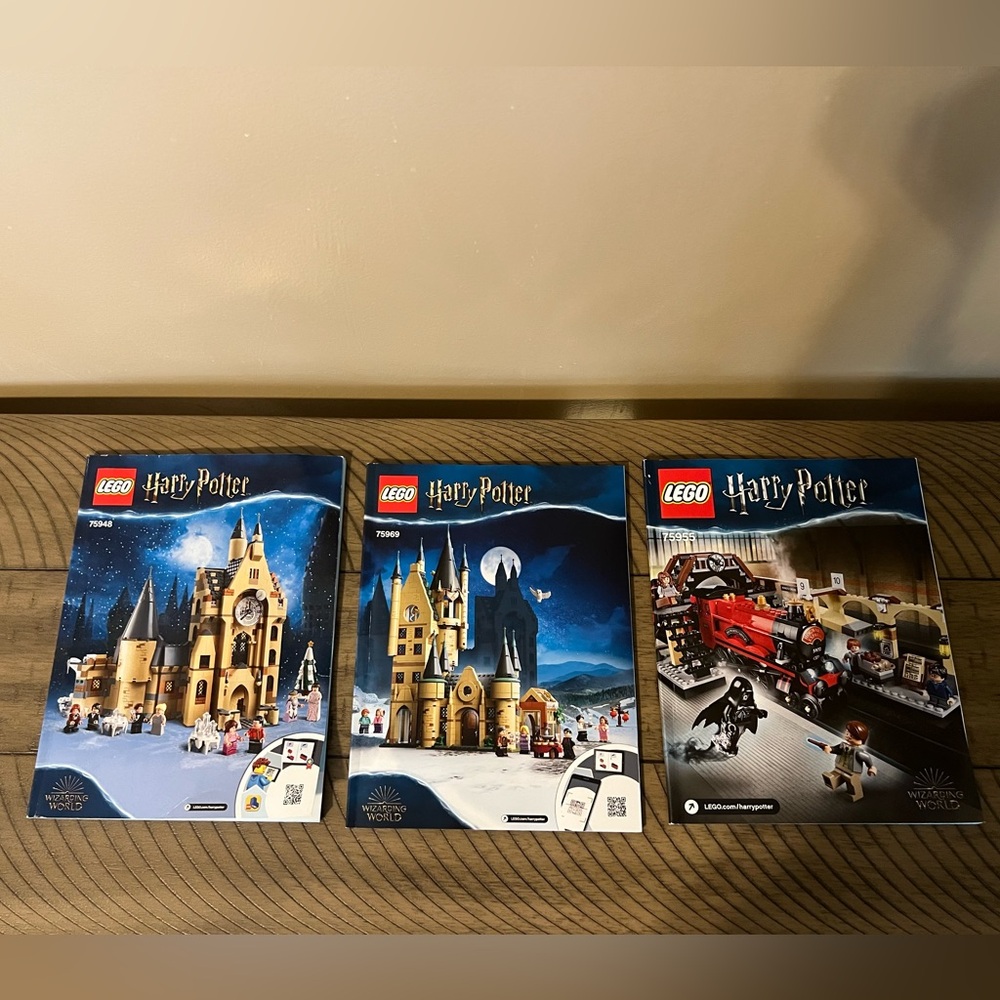 LEGO Harry Potter Instruction Manuals.